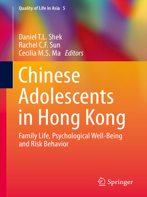cover image of Chinese Adolescents in Hong Kong
